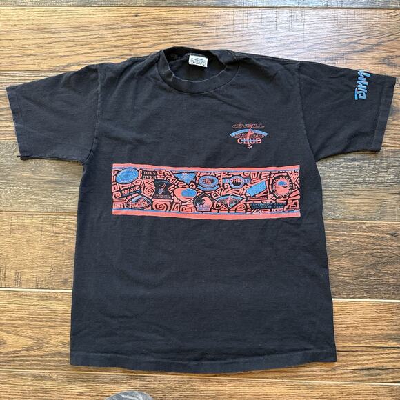 Vintage 90s O’Neill Longboard Club Invitational Santa Cruz T-Shirt Size Large - Picture 1 of 9